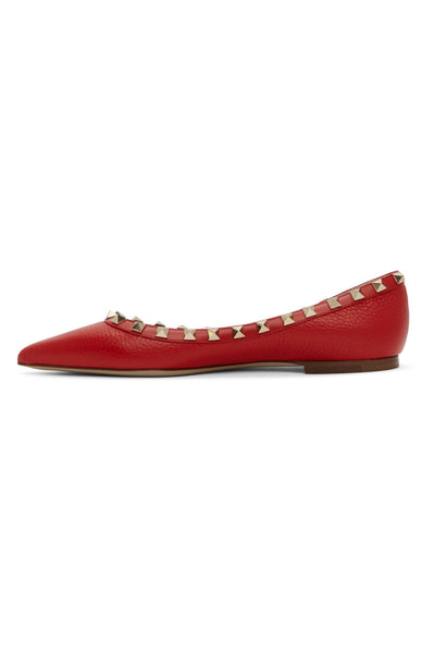 Red Valentino Rockstud Ballerina Flats 37.5