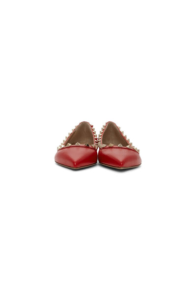 Red Valentino Rockstud Ballerina Flats 37.5