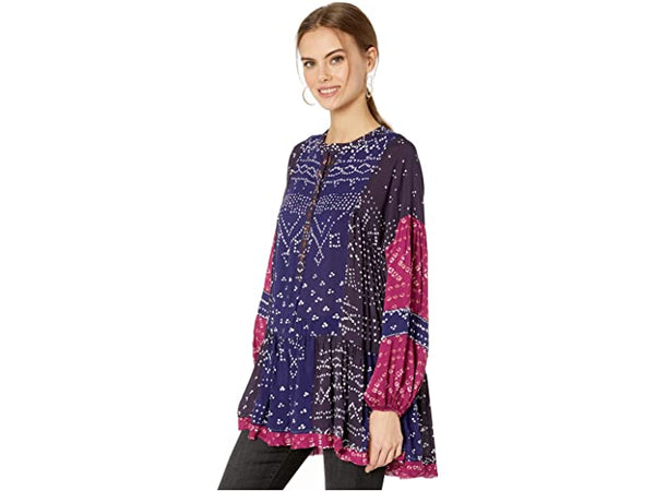 Free People Shobori Long Sleeve Dress S