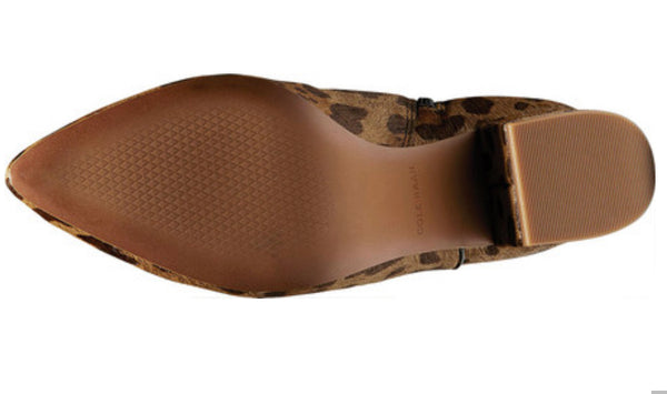 Cole Haan Elyse Ankle Leopard Bootie 6.5 B & 7B