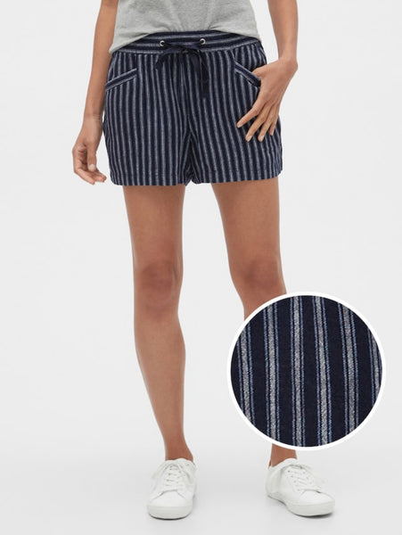 GAP Pull-On Shorts in Linen Cotton Small